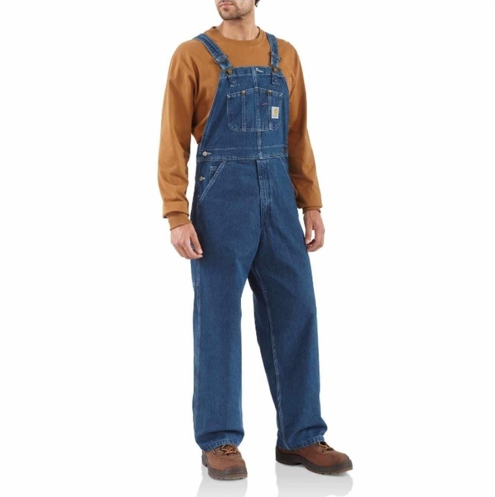 Carhartt Overalls Darkstone Blue Denim